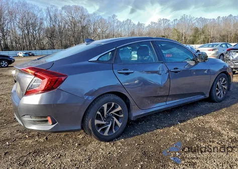 2018 Honda Civic Ex из США, поврежденный, VIN 2HGFC2F75JH576344